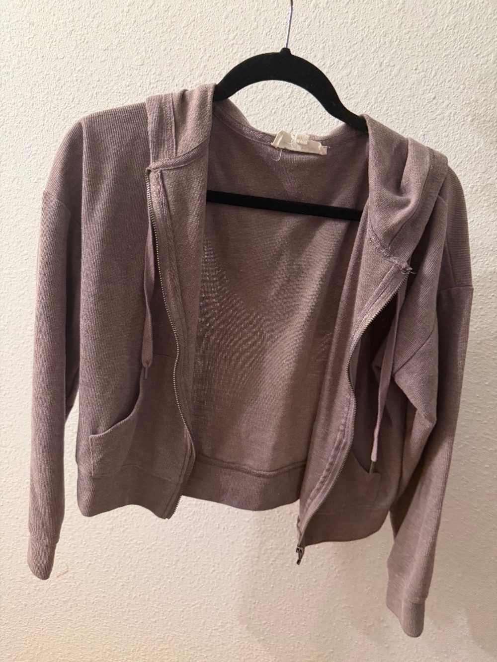 Dusty Purple Zip-Up Jacket